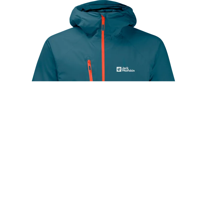 Begränsad tid Jack Wolfskin Men's Koblat 3-Layer Jacket Blue Coral