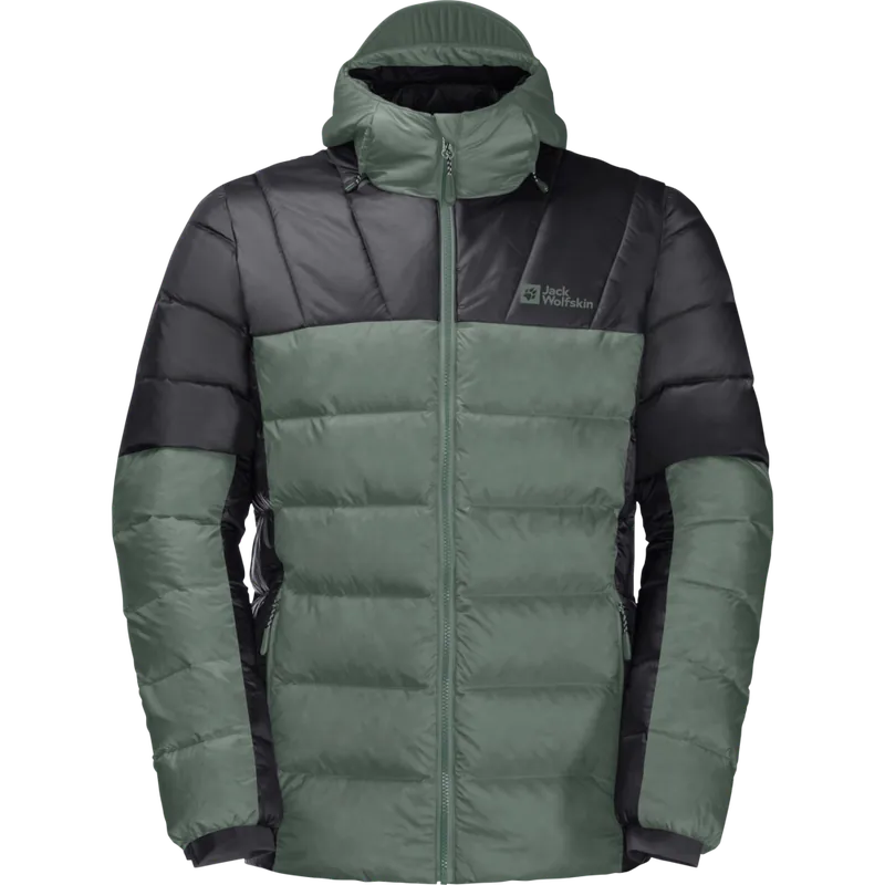 Endast idag Jack Wolfskin Men's Nebelhorn Down Hoody Hedge Green