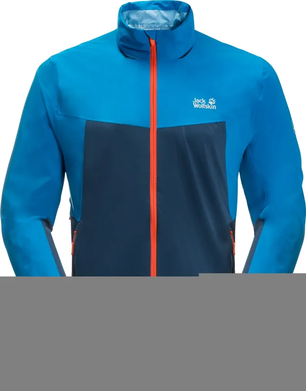 Jack Wolfskin Men's Tourer 2.5L Jacket Thunder Blue Snabb leverans