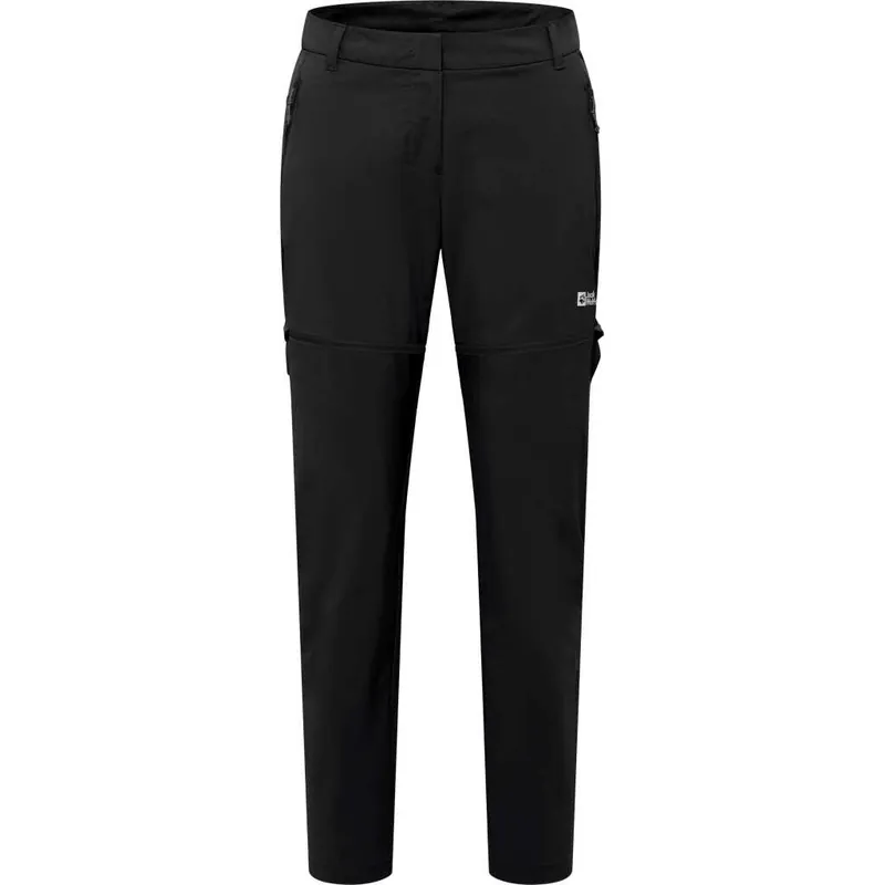 Utförsäljning Jack Wolfskin Women's Hikeout Zip Off Pants Black