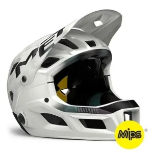 Met Cykelhjälm MTB Parachute Mcr Mips White/Matt Snabb frakt