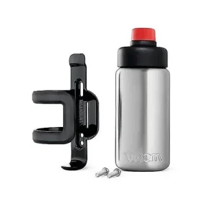 Sista chansen Cykelflaska Woom Glug Stål Steel/Black/500