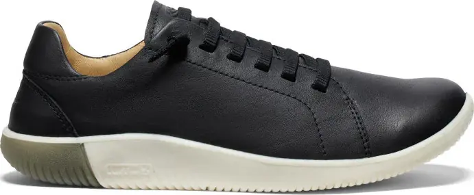 Populärt val Keen Men's KNX Leather Sneaker Black/Star White