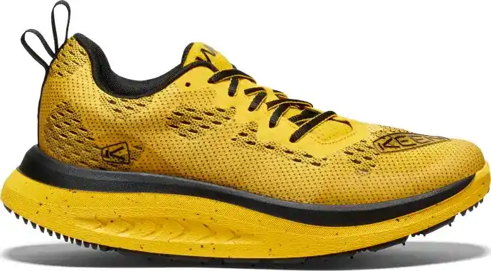 Keen Men's WK400 Walking Shoe Keen Yellow-Black Sista chansen