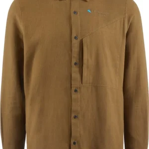 Begränsad tid Klättermusen Men's Helheim Long Sleeve Shirt Olive/Juniper Green