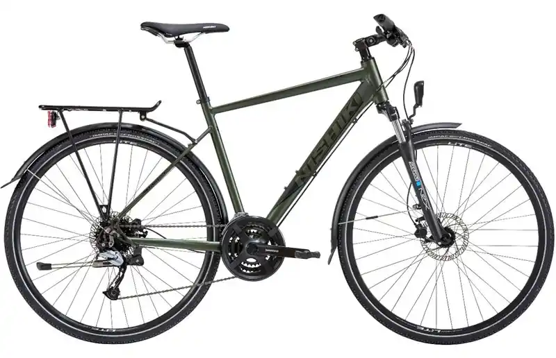 Nishiki Crosshybrid Xc Five Herr Djungelgron Erbjudandepris