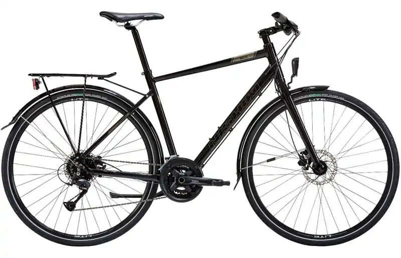 Begränsad tid Nishiki Cityhybrid City 501 Herr Blank Svart