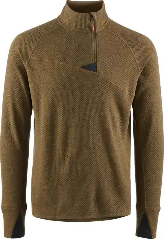 Premium Klättermusen Men's Huge Half Zip Sweater Olive