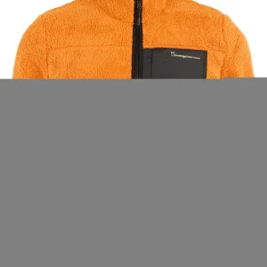Bästa pris Knowledge Cotton Apparel Men's Teddy Fleece Zip Sweat Desert Sun