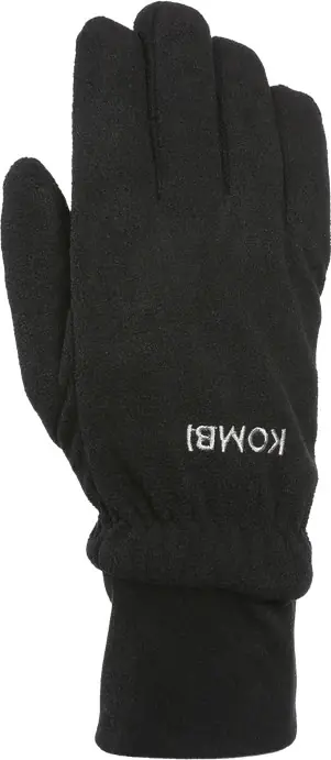 Kombi Men's Windguardian Fleece Gloves Black Rabatter