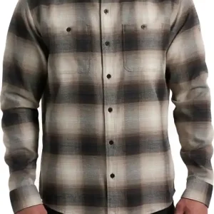 Kühl Men's Law Flannel Longsleeve Shirt Quicksand Outlet