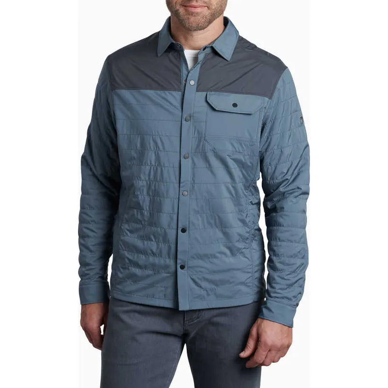 Snabb frakt Kühl Men's The One Shirt-Jac Steel Blue