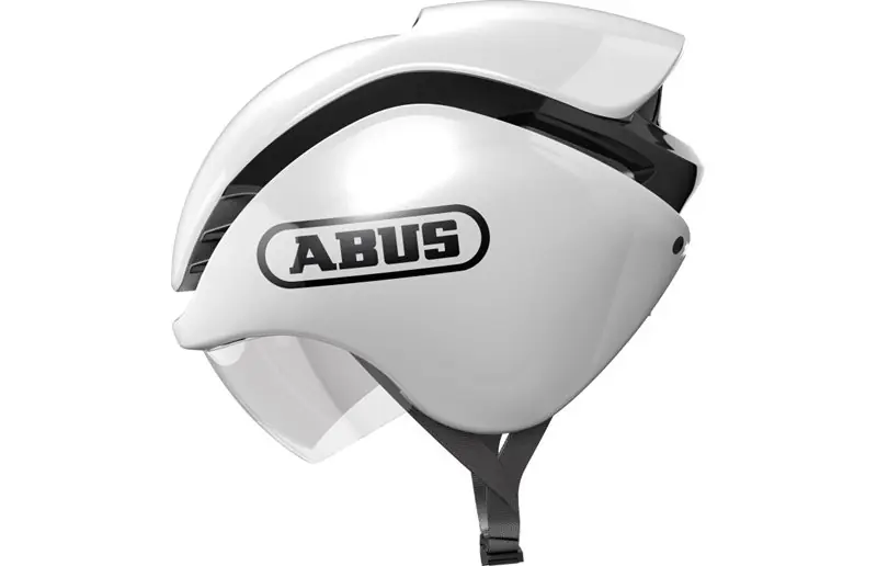 Abus Cykelhjälm Gamechanger Tri Shiny White Beställ idag