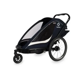 Kampanj Hamax Cykelvagn Breeze One 1 Barn Navy/Cream