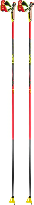 Leki HRC Max Shark Bright Red-Neonyellow-Carbon Structure risnedsättning