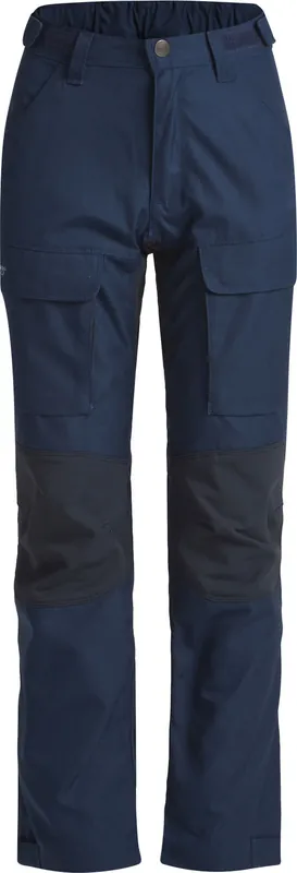 Sista chansen Lundhags Juniors' Fulu Rugged Stretch Hybrid Pant Light Navy/Deep Blue