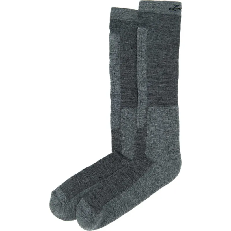 Begränsad tid Lundhags Merino Trekking Sock High Light Grey Melange