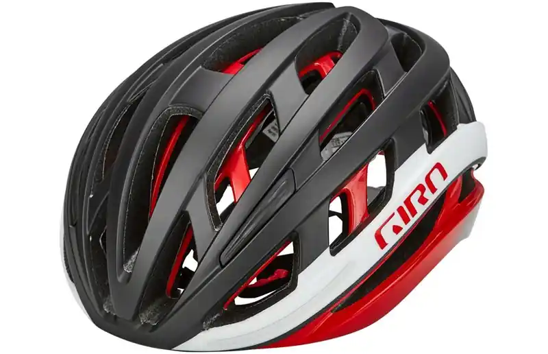 Giro Cykelhjälm Racer Helios Sperical Mips Mat Black/Red Nedsatt pris