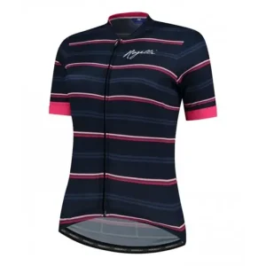 Bästa pris Rogelli Cykeltröja Stripe SS W Blue Pink