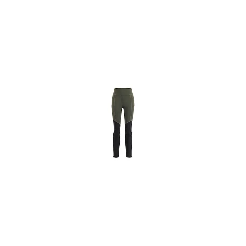 Fynd Lundhags Women's Fulu Wool Tights Olive/Black