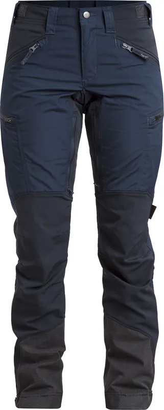 Billigare Lundhags Women's Makke Pant Light Navy/Deep Blue