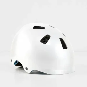 Bontrager Cykelhjälm Barn Jet Wavecel Jr Vit/Azurbla Premium