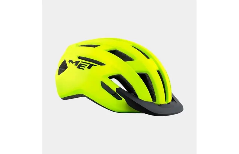 Handla nu Met Cykelhjälm Allroad Safety Yellow/Matt