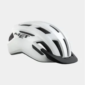 Met Cykelhjälm Allroad White/Matt Rabatter