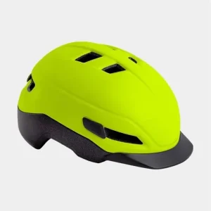 Snabb frakt Met Cykelhjälm Grancorso Safety Yellow/Matt/Reflective