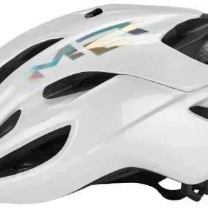 Beställ idag Met Cykelhjälm Racer Rivale Mips White/Glossy