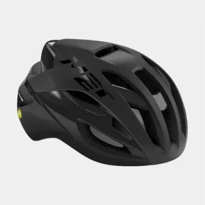 Met Cykelhjälm Racer Rivale Mips Black/Matt Glossy Rabatter