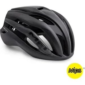 Nyhet Cykelhjälm Racer MET Trenta Mips Black/Matt Glossy