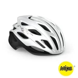 Expressleverans Met Cykelhjälm Racer Road Estro Mips White /Glossy