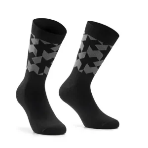 Assos Cykelstrumpor Monograms Evo Black Snabb frakt