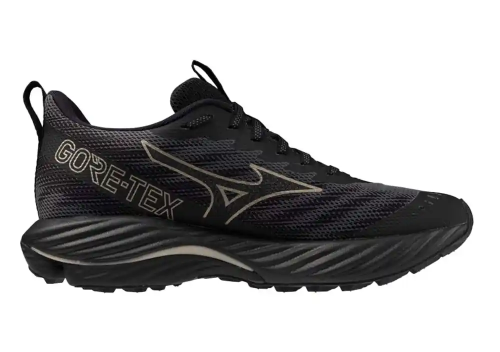 Beställ nu Mizuno Women's Wave Rider GORE-TEX 2 Iron Gate/Ge Gold/Black