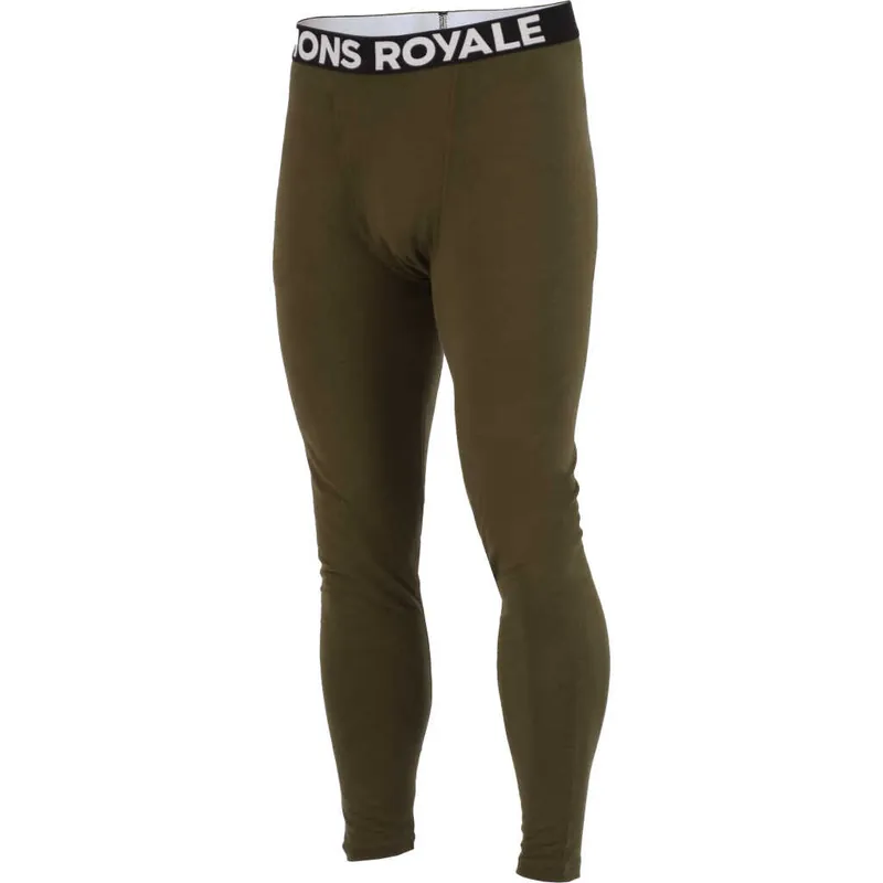 Mons Royale Men's Cascade Merino Flex 200 Legging Dark Olive Nyhet