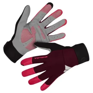 Beställ nu Endura Cykelhandskar Dam Windchill Glove Aubergine