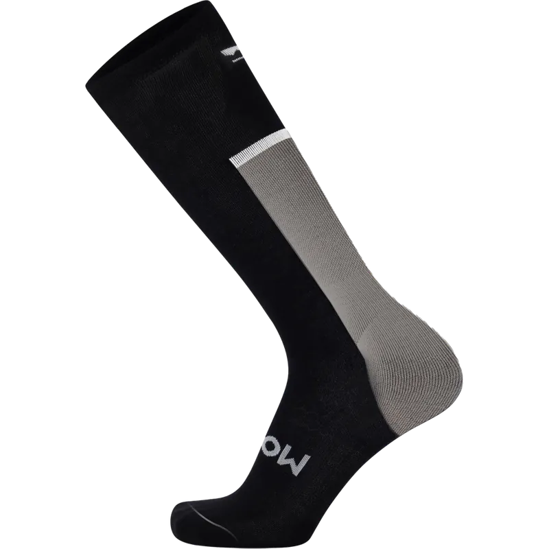 Mons Royale Pro Lite Merino Snow Sock Black Sista chansen