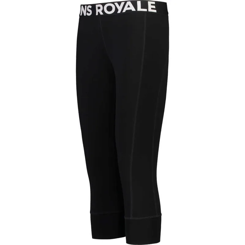 Fynd Mons Royale Women's Cascade Merino Flex 200 3/4 Legging Black