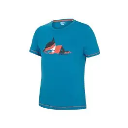 Expressleverans Ziener Cludd T-Shirt Kids (blå) köpa billigt