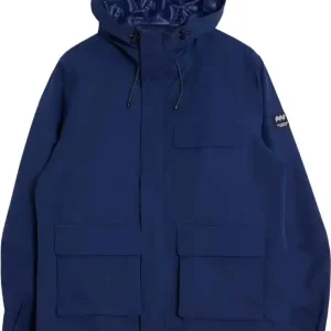 Mountain Works Unisex Utility Hybrid Rain Jacket Dress Blue Begränsat antal