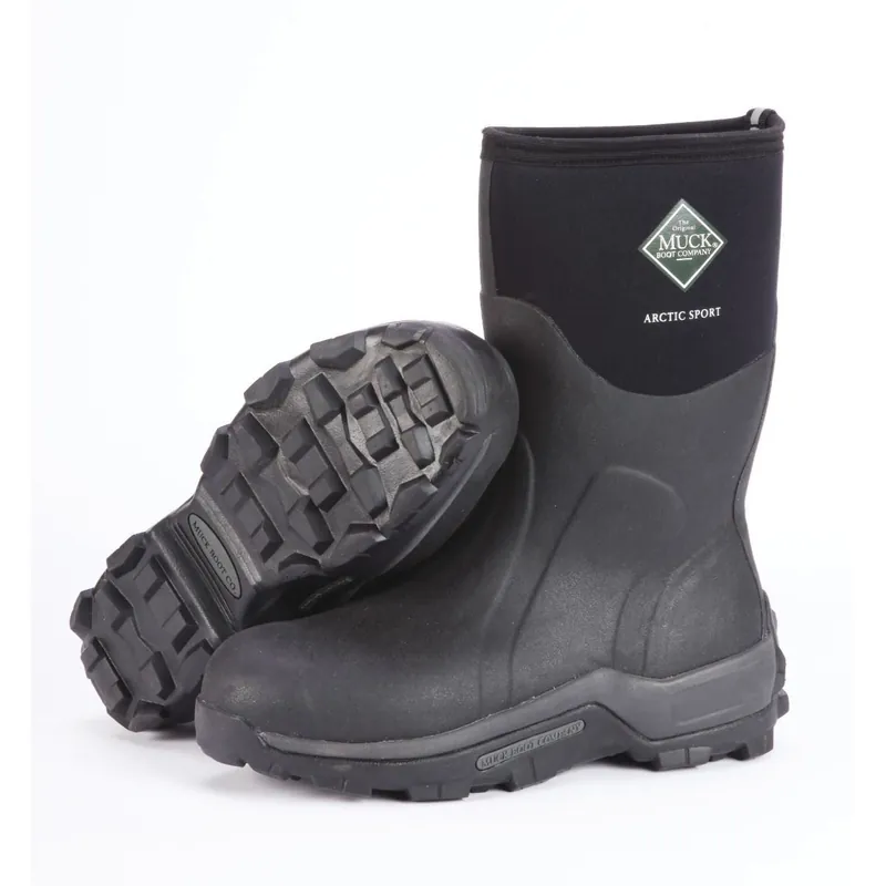 Muck Boot Men's Arctic Sport Mid Black Populärt val