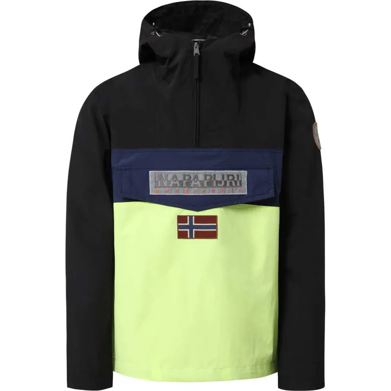 Rabatter Napapijri Men's Rainforest Summer Block Sunny Yellow