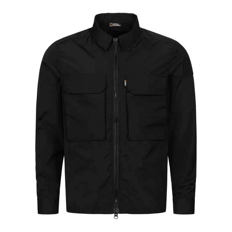 National Geographic Men's Overshirt Black Beställ idag