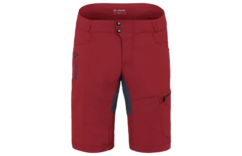Fri frakt Vaude Cykelbyxor Baggy Shorts Men'S Tamaro Shorts Mars Red