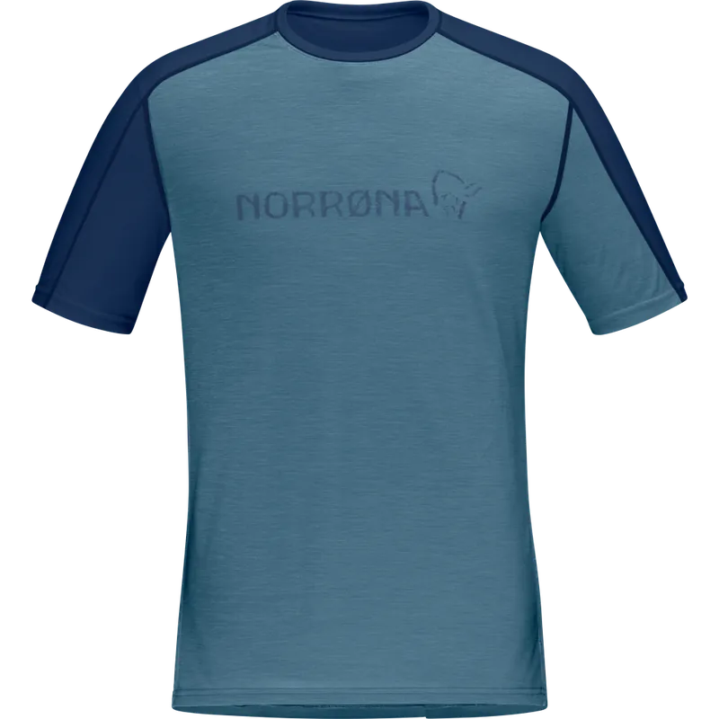 Billigare Norr⌀na Men's Falketind Equaliser Merino T-Shirt Trooper