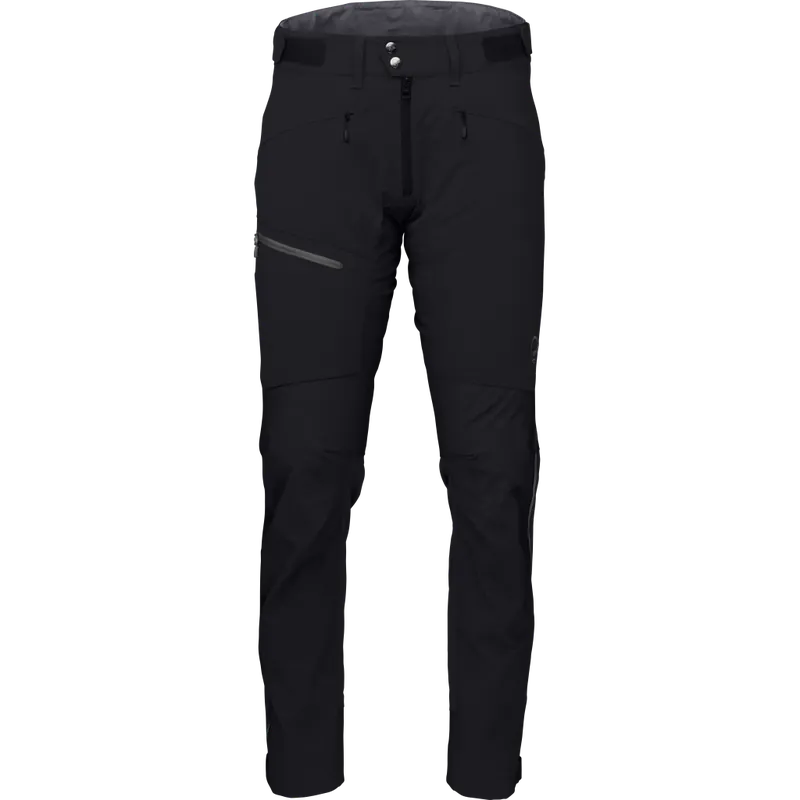 Begränsat antal Norr⌀na Men's Falketind Flex1 Heavy Duty Pants Caviar/Zip Grey