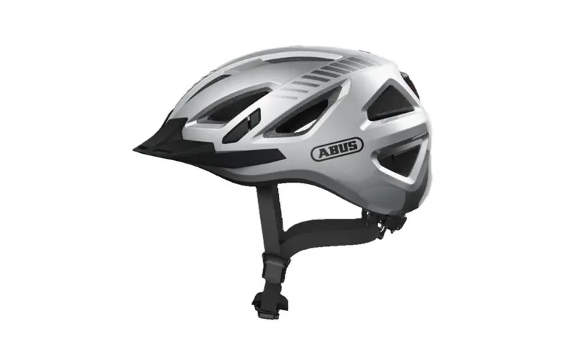 Abus Cykelhjälm Urban-I 3.0 Signal Silver Rea