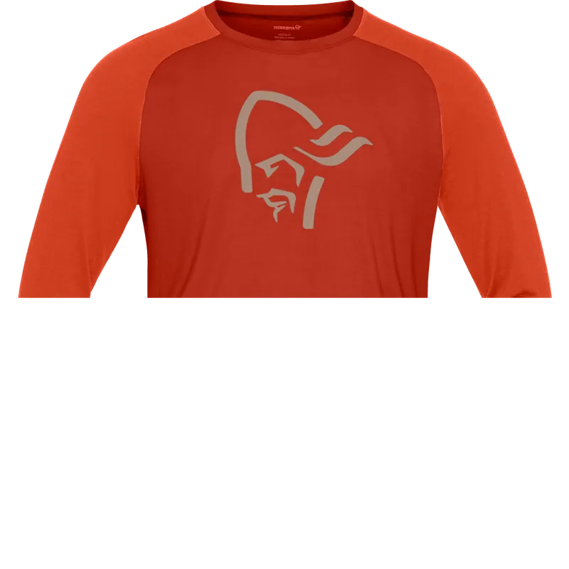 Begränsad tid Norr⌀na Men's Femund pureUll Long Sleeve Pureed Pumpkin