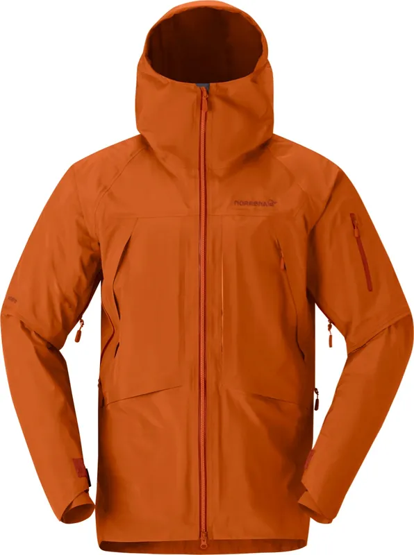 Begränsad tid Norr⌀na Men's M⌀re GORE-TEX Jacket Gold Flame